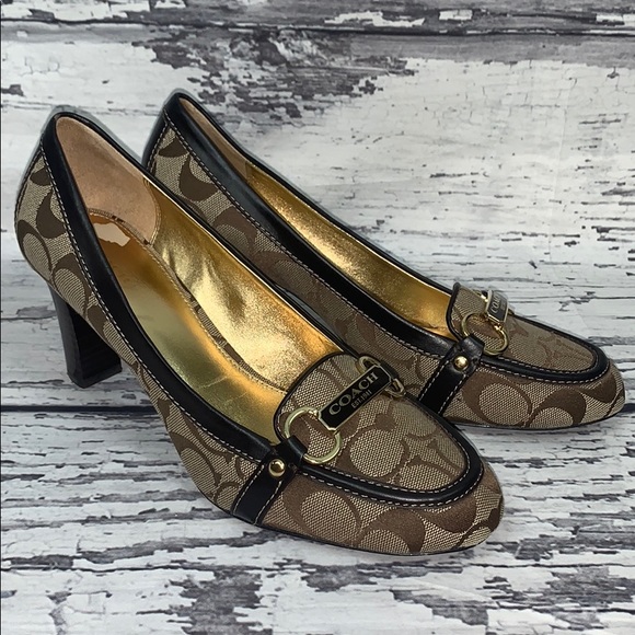 COACH - Charley Sig 12C/Calf Shoes - Size 9.5 - Picture 1 of 16